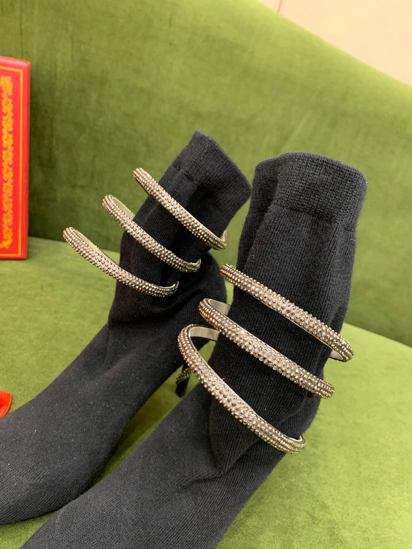 coco- C11060-100-CACH-V213 ，heel height 9.5cm Sheepskin item:B-X158J2311